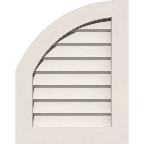 Ekena Millwork Gable Vent - Primed Polyurethane - GVPQL09X1401DUN