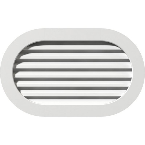 Ekena Millwork Gable Vent - Primed Polyurethane - GVPRE28X2001FUN