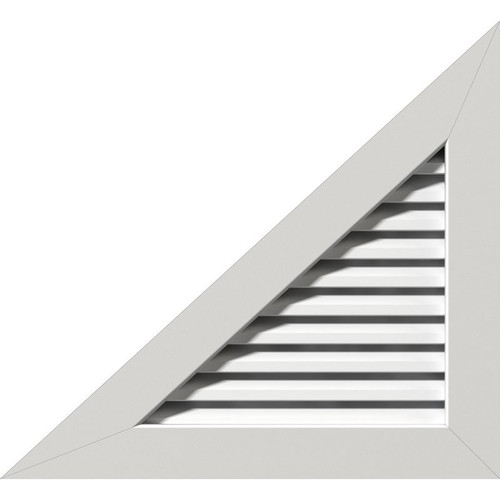 Ekena Millwork Gable Vent - Primed Polyurethane - GVPRL36X1501FUN