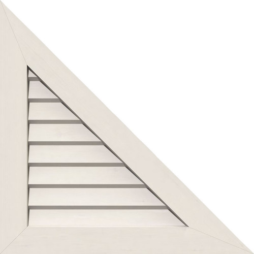 Ekena Millwork Gable Vent - Primed Polyurethane - GVPRR32X1801DUN
