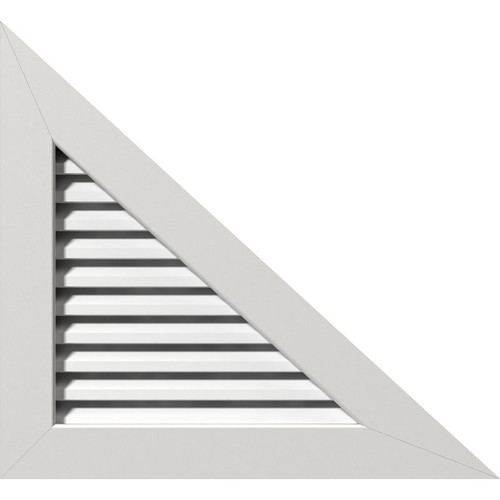 Ekena Millwork Gable Vent - Primed Polyurethane - GVPRR36X2101FUN