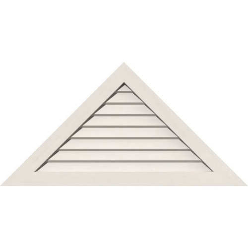 Ekena Millwork Gable Vent - Primed Polyurethane - GVPTR48X1201DUN