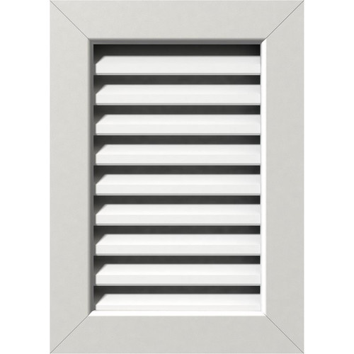 Ekena Millwork Gable Vent - Primed Polyurethane - GVPVE16X2601FUN