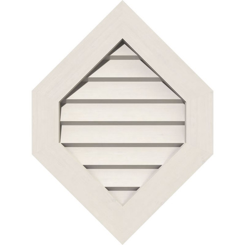Ekena Millwork Gable Vent - Primed Polyurethane - GVPVP18X3001DUN-07