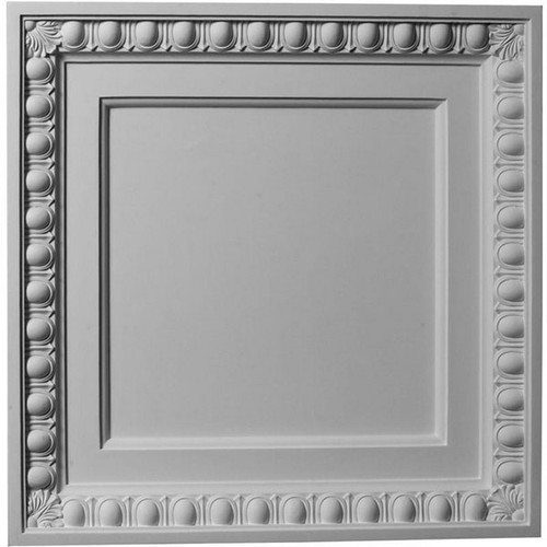 Ekena Millwork Ceiling Tile - Primed Polyurethane - CT24X24EG