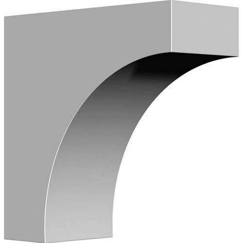 Ekena Millwork Bracket - Primed Polyurethane - BKT03X07X07ST