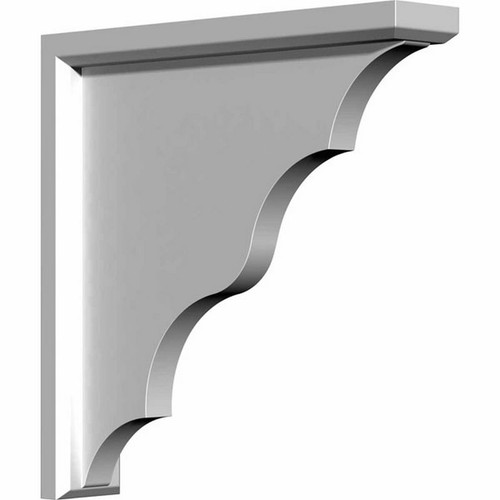 Ekena Millwork Bracket - Primed Polyurethane - BKT03X15X19TR