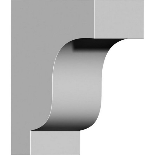 Ekena Millwork Corbel - Primed Polyurethane - COR04X07X10TR