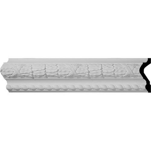 Ekena Millwork Chair Rail - Primed Polyurethane - MLD05X01DU