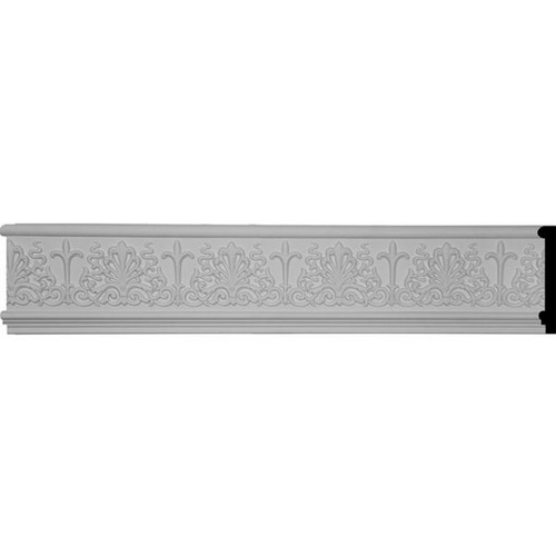 Ekena Millwork Chair Rail - Primed Polyurethane - MLD07X01MO