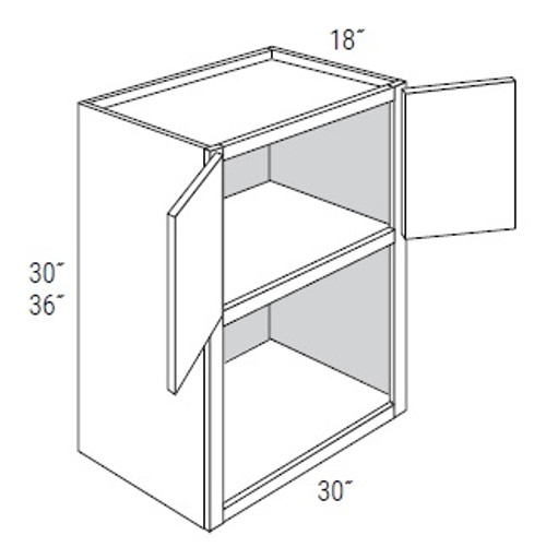 JSI Cabinetry Dover Castle Kitchen Cabinet - MW3030-KDC