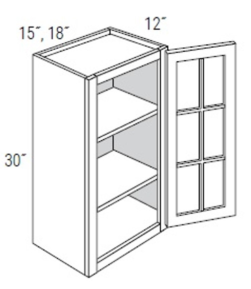 JSI Cabinetry Dover Castle Kitchen Cabinet - GW1530-KDC