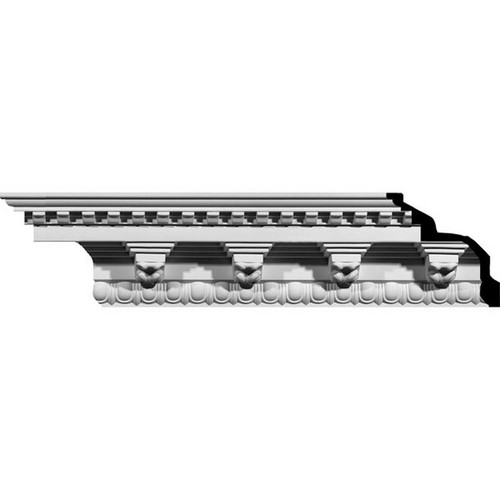 Ekena Millwork Crown Moulding - Primed Polyurethane - MLD08X09X12RO