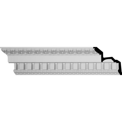 Ekena Millwork Crown Moulding - Primed Polyurethane - MLD07X08X11DE