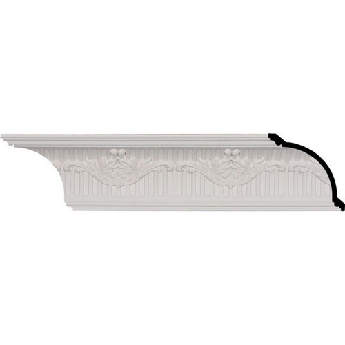 Ekena Millwork Crown Moulding - Primed Polyurethane - MLD04X04X06NE