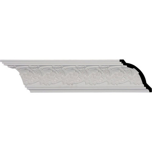 Ekena Millwork Crown Moulding - Primed Polyurethane - MLD04X04X06FL