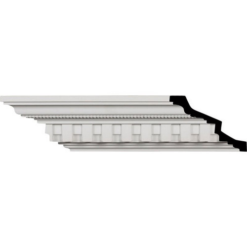Ekena Millwork Crown Moulding - Primed Polyurethane - MLD04X04X05KP