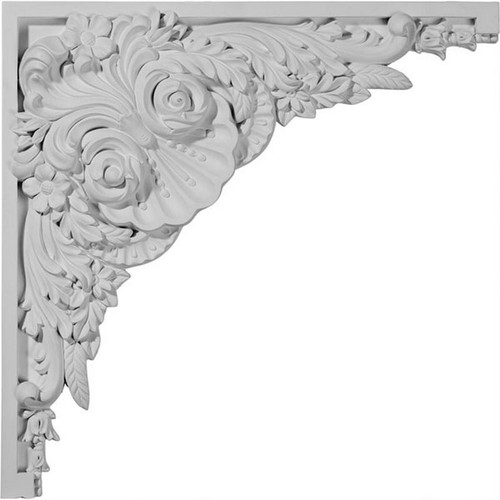 Ekena Millwork Onlay Moulding - Primed Polyurethane - ONL18X18X02TE