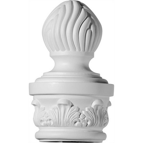 Ekena Millwork Finial - Primed Polyurethane - FIN04X08AB