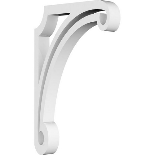 Ekena Millwork Arch Bracket - Primed Polyurethane - BKTP01X04X06AH