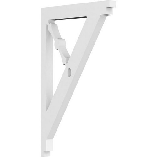 Ekena Millwork Artisan Bracket - Primed Polyurethane - BKTP01X06X10AR