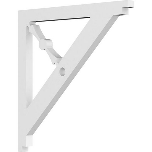 Ekena Millwork Artisan Bracket - Primed Polyurethane - BKTP01X10X10AR