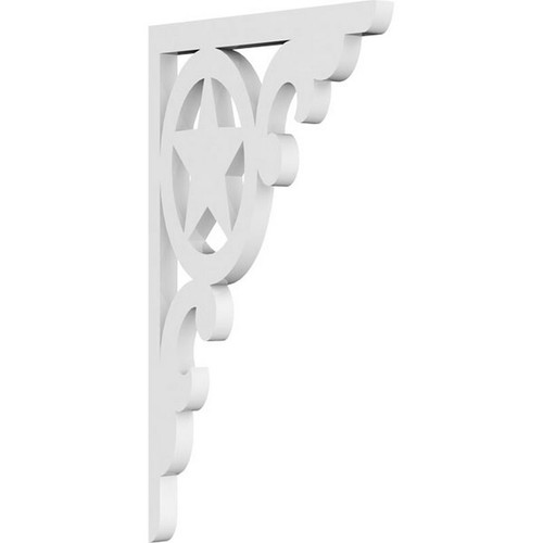 Ekena Millwork Austin Bracket - Primed Polyurethane - BKTP01X07X13AU