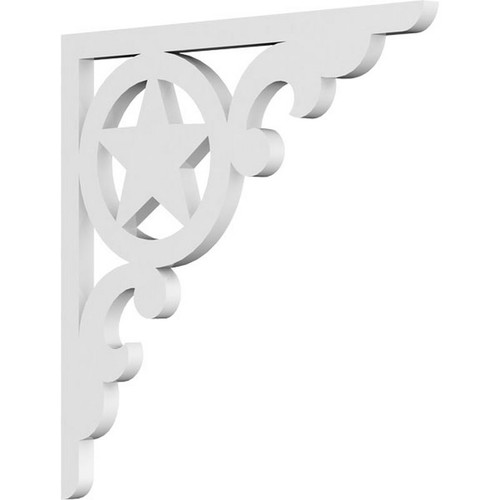 Ekena Millwork Austin Bracket - Primed Polyurethane - BKTP01X14X14AU