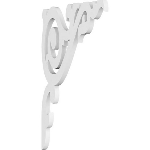 Ekena Millwork Baile Bracket - Primed Polyurethane - BKTP01X08X14BA