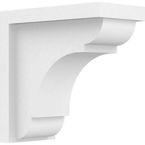 Ekena Millwork Standard Bryant Bracket - Primed Polyurethane - BKTP04X07X07BRY