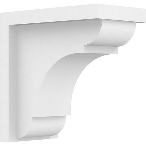 Ekena Millwork Standard Bryant Bracket - Primed Polyurethane - BKTP07X12X12BRY