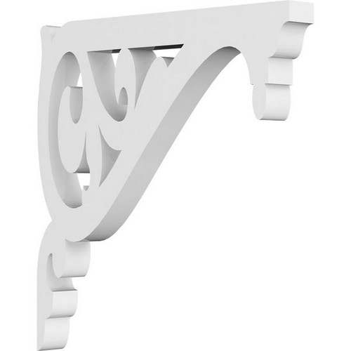 Ekena Millwork Carrillo Bracket - Primed Polyurethane - BKTP01X06X06CI