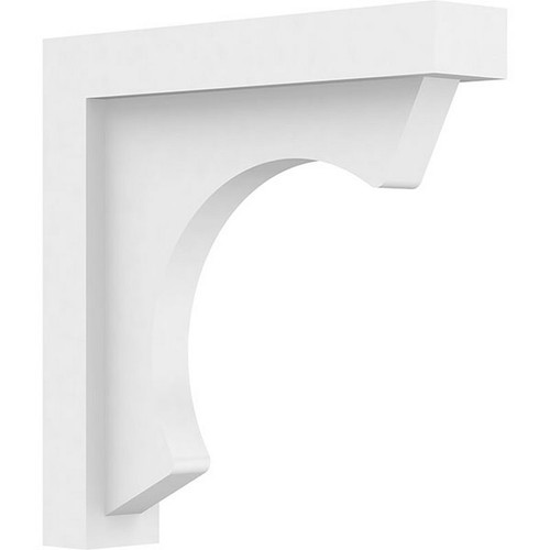 Ekena Millwork Standard Emerson Bracket - Primed Polyurethane - BKTP02X10X10EMR