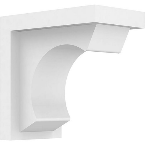 Ekena Millwork Standard Emerson Bracket - Primed Polyurethane - BKTP03X05X05EMR