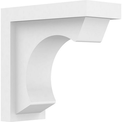 Ekena Millwork Standard Emerson Bracket - Primed Polyurethane - BKTP04X08X08EMR