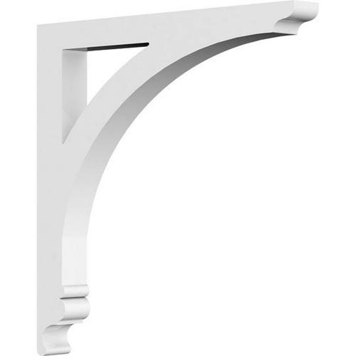 Ekena Millwork Legacy Bracket - Primed Polyurethane - BKTP01X06X06LE