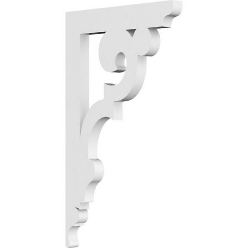 Ekena Millwork Preston Bracket - Primed Polyurethane - BKTP01X06X11PR