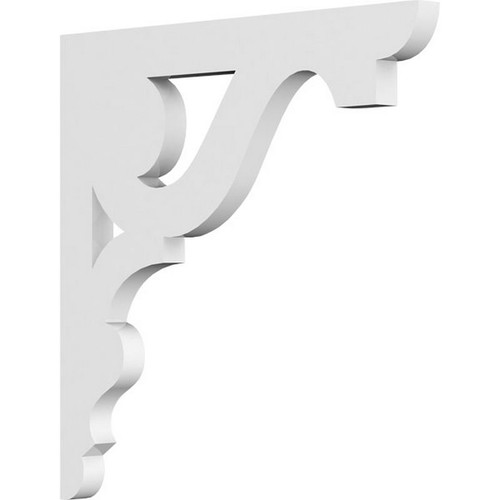 Ekena Millwork Robin Bracket - Primed Polyurethane - BKTP01X10X10RB