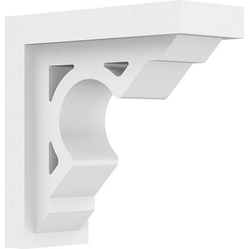 Ekena Millwork Standard Sheridan Bracket - Primed Polyurethane - BKTP04X07X07SHE