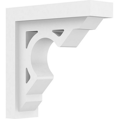 Ekena Millwork Standard Sheridan Bracket - Primed Polyurethane - BKTP04X12X12SHE