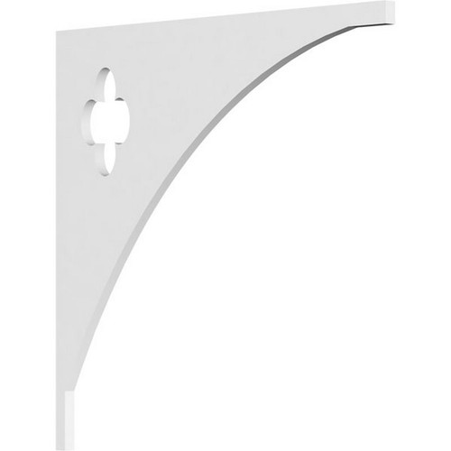 Ekena Millwork Turner Bracket - Primed Polyurethane - BKTP01X20X20TU