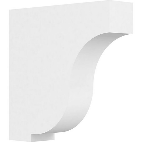 Ekena Millwork Standard Van Buren Bracket - Primed Polyurethane - BKTP02X08X08VAN