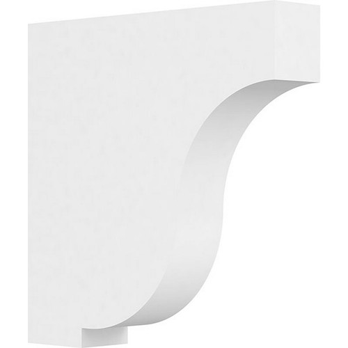 Ekena Millwork Standard Van Buren Bracket - Primed Polyurethane - BKTP02X10X10VAN