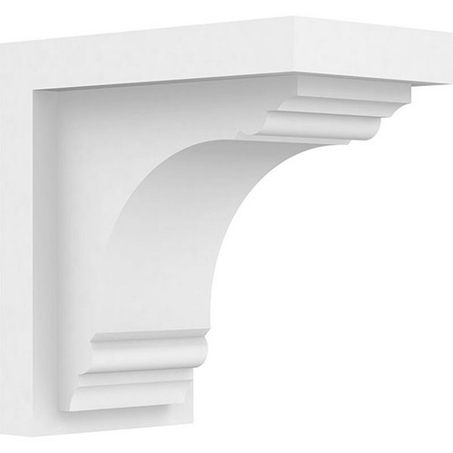 Ekena Millwork Standard Warren Bracket - Primed Polyurethane - BKTP04X06X06WAR