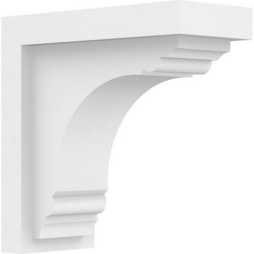 Ekena Millwork Standard Warren Bracket - Primed Polyurethane - BKTP04X08X08WAR