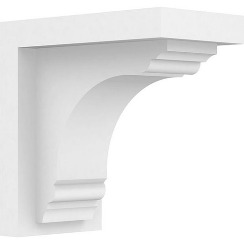 Ekena Millwork Standard Warren Bracket - Primed Polyurethane - BKTP05X09X09WAR