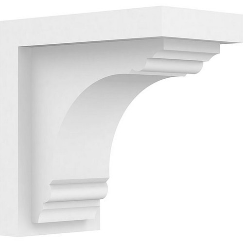 Ekena Millwork Standard Warren Bracket - Primed Polyurethane - BKTP07X12X12WAR