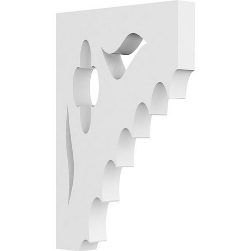 Ekena Millwork Wellington Bracket - Primed Polyurethane - BKTP01X04X06WE