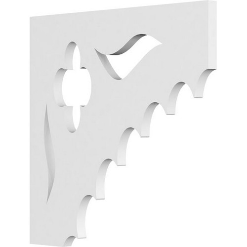 Ekena Millwork Wellington Bracket - Primed Polyurethane - BKTP01X12X12WE