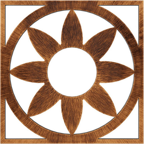 Ekena Millwork Blume Ceiling Medallion - Primed Polyurethane - CMPP16BLACO